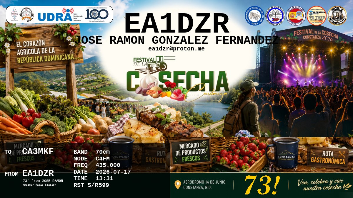 QSL CA3MKF