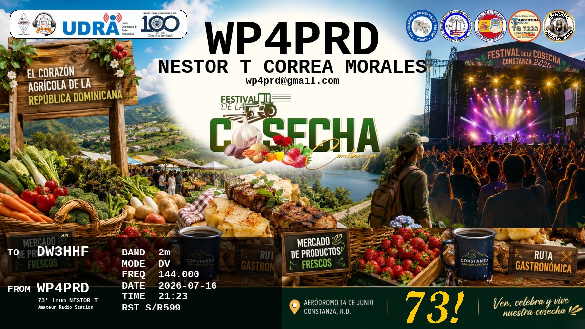 QSL DW3HHF