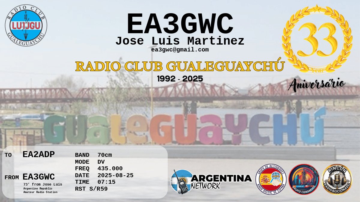QSL EA2ADP