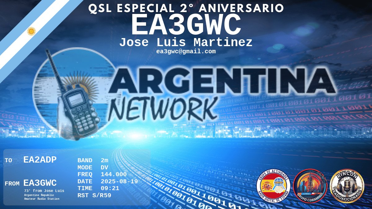 QSL EA2ADP